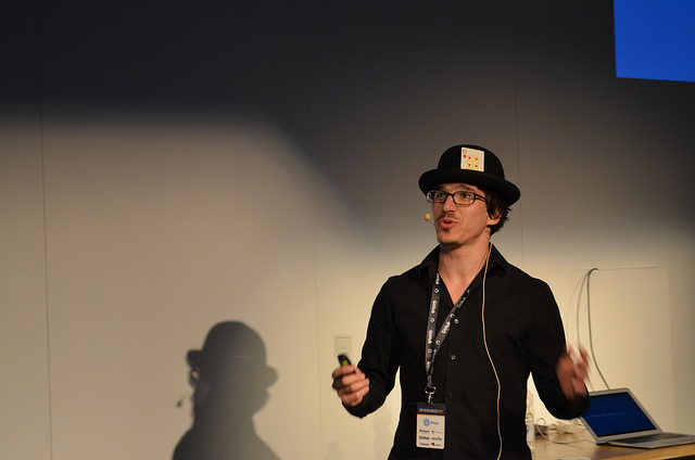 Swizec at Write the Docs Prague in 2014